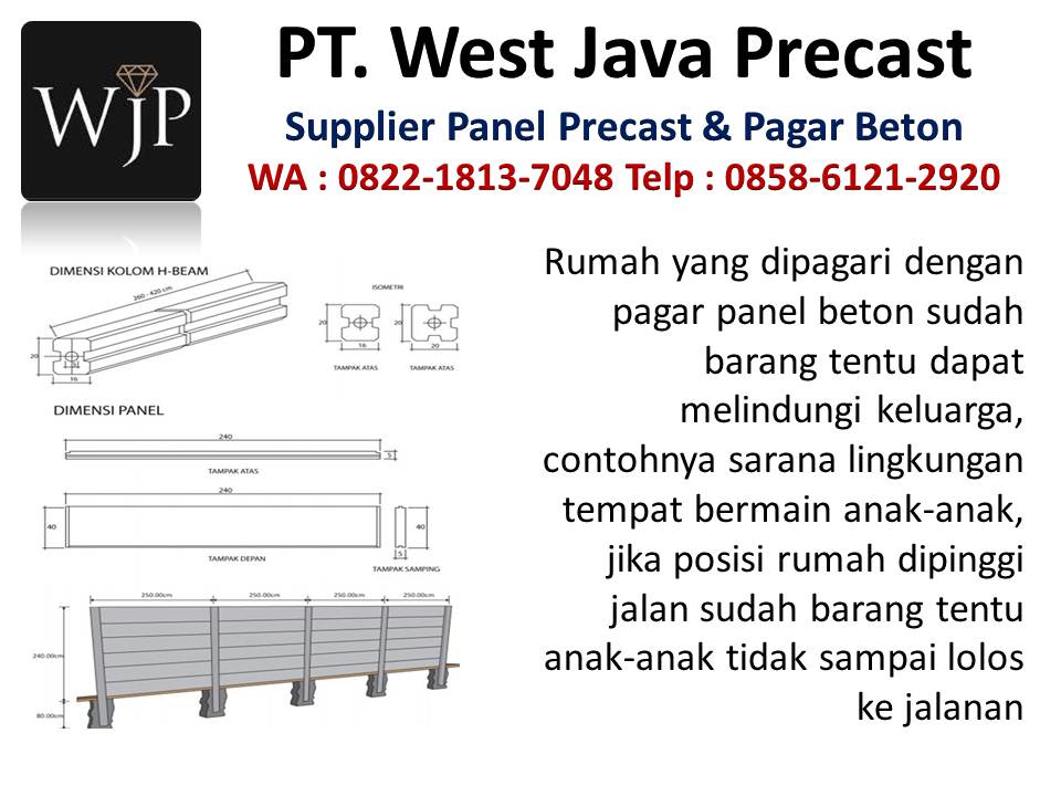Harga pagar beton minimalis 2019 hubungi wa : 082218137048, tempat produksi pagar beton di Bandung B-panel-beton-elemenindo