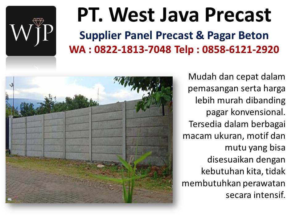 Pagar panel hubungi wa : 082218137048, pabrik pagar panel beton precast di Bandung.  Cara-membuat-pagar-beton-minimalis